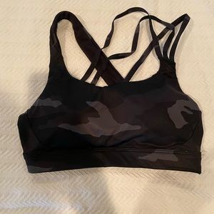 Athleta Sport Bra-Dark Camo